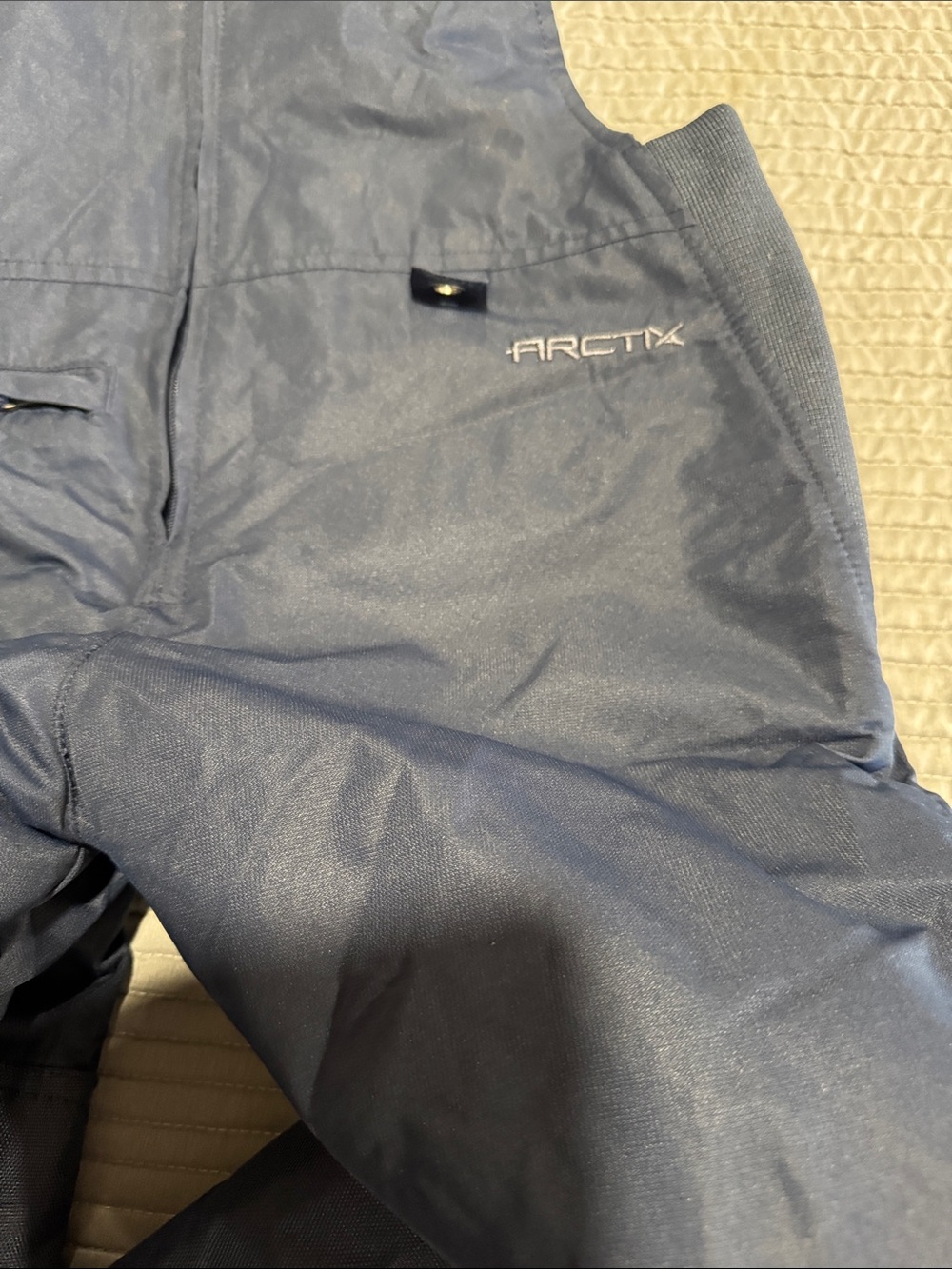 Arctix Kids Navy Blue Snow Bib Overalls - Picture 4 of 7
